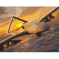 SR-DY260 Розмальовка по номерах Байрактар серед хмарStrateg SR-DY260 Розмальовка по номерах Байрактар серед хмарStrateg