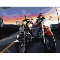 SR-GS395 Картина за номерами Брутальні байкериStrateg SR-GS395 Картина за номерами Брутальні байкериStrateg