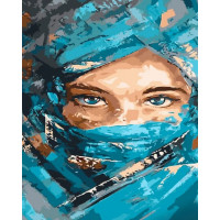 SR-B-GS625 Малюнок по цифрам Таємничий поглядStrateg SR-B-GS625 Малюнок по цифрам Таємничий поглядStrateg