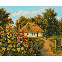 VP354 Картина за номерами Сільська хатка Babylon