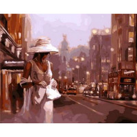 MR-Q900 Картина розмальовка Дама в білому Mariposa MR-Q900 Картина розмальовка Дама в білому Mariposa