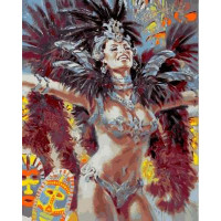 VP637 Картина за номерами Вогні карнавалу Babylon