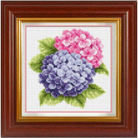 Набір вишивка алмазна Dream Art Гортензії (повна зашивка, квадратні камені) (DA-30005, Без підрамника)