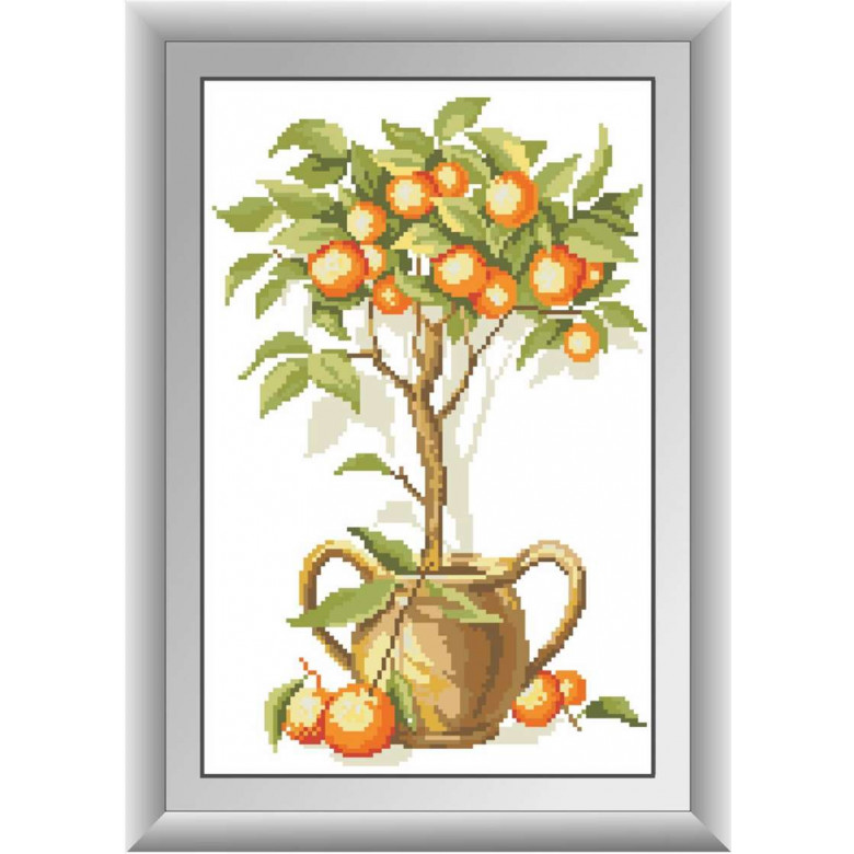 Алмазна вишивкаDream Art Апельсинове дерево (повна зашивка, квадратне каміння) (DA-30274, Без підрамника)