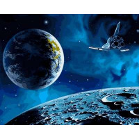 VP741 Картина за номерами На місяць і назад Babylon VP741 Картина за номерами На місяць і назад Babylon