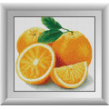 Картина зі страз Dream Art Апельсин (квадратні камені, повна зашивка) (DA-30453, Без підрамника)