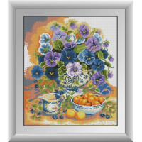 Алмазна вишивкаDream Art Фіалки (квадратні камені, повна зашивка) (DA-30518, Без підрамника)