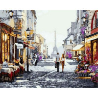 VP777 Картина за номерами Літній вечір у Парижі Babylon