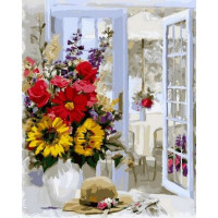 VP802 Картини за номерами Букет із соняшниками та лавандою Babylon VP802 Картини за номерами Букет із соняшниками та лавандою Babylon