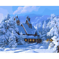 AS0030 Картина за номерами Снігова зима ArtStory