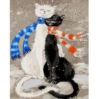 AS0067 Розмальовка за номерами Зимова ідилія ArtStory AS0067 Розмальовка за номерами Зимова ідилія ArtStory