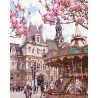 AS0147 Картина розмальовка Париж. Готель де Віль ArtStory AS0147 Картина розмальовка Париж. Готель де Віль ArtStory