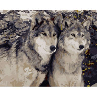 AS0170 Картина розмальовка Відданість вовка ArtStory AS0170 Картина розмальовка Відданість вовка ArtStory