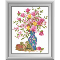 Набір алмазна мозаїка Dream Art Магнолія у вазі (DA-30560, Без підрамника)