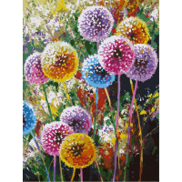 AS0242 Малювання за цифрами Різнокольорові кульбаби ArtStory AS0242 Малювання за цифрами Різнокольорові кульбаби ArtStory