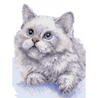 AS0311 Малювання за цифрами Білий кіт (Без коробки) ArtStory AS0311 Малювання за цифрами Білий кіт (Без коробки) ArtStory