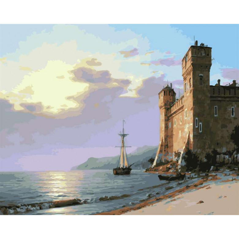 BK-GX24464 Картина розмальовка Твердиня (Без коробки)