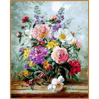 NB1057R Картина за номерами Літній букет (у рамі)Babylon NB1057R Картина за номерами Літній букет (у рамі)Babylon