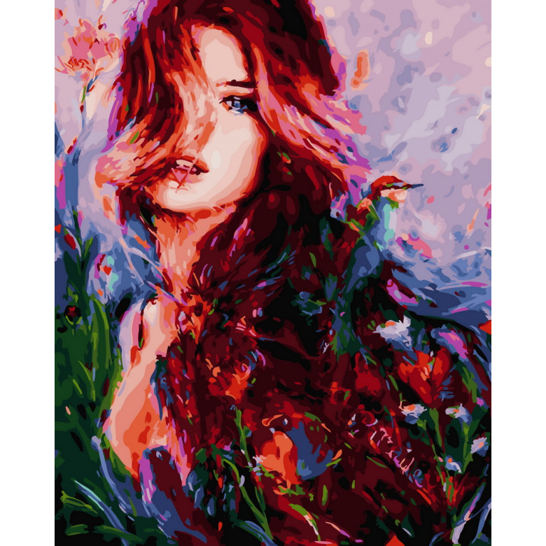 BK-GX24419 Малюнок за цифрами Прекрасна муза