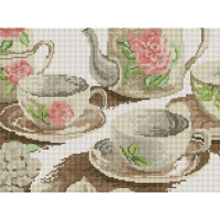 Малювання камінням на полотні Брашмі Чайна церемонія (EF076, На підрамнику) Малювання камінням на полотні Брашмі Чайна церемонія (EF076, На підрамнику)