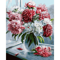 BK-GX9084 Картина за номерами Півонії BK-GX9084 Картина за номерами Півонії