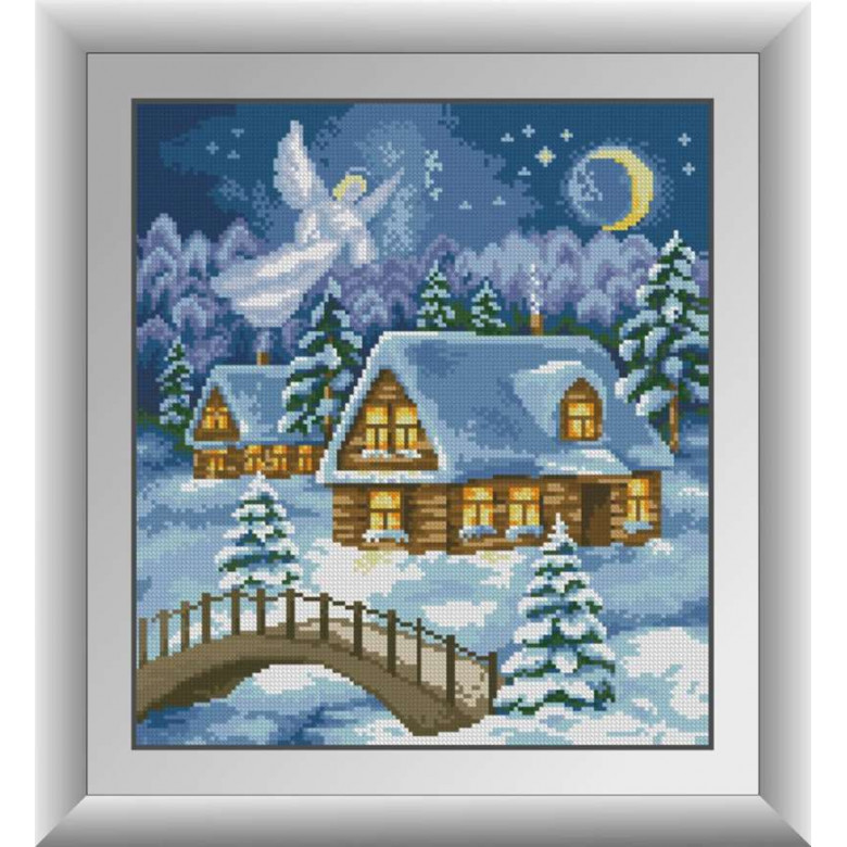 Алмазна мозаїка Dream Art Зимова ніч (DA-31044, Без підрамника)