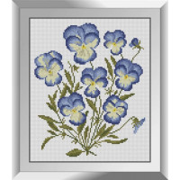 Алмазна мозаїка Dream Art Букет фіалок (DA-31280, Без підрамника)