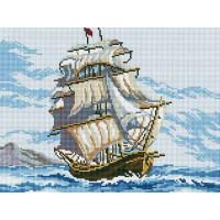 Алмазна вишивкаАлмазна мозаїка Корабель (EF768, Без підрамника)