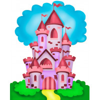 ASK027 Картина за номерами Замок (Без коробки) ArtStory