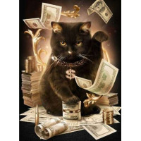 Алмазна вишивка My Art Багатий кіт (TN026, На підрамнику) Алмазна вишивка My Art Багатий кіт (TN026, На підрамнику)