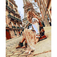 MR-Q2273 Картина розмальовка Піші прогулянки Парижем Mariposa MR-Q2273 Картина розмальовка Піші прогулянки Парижем Mariposa