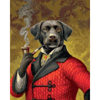 VP1399 Картини за номерами Пес-камердинер Babylon VP1399 Картини за номерами Пес-камердинер Babylon