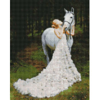 Набір алмазна мозаїка ArtStory Лісова німфа (ASM43, На підрамнику)