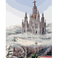 SR-B-SY6048 Картина за номерами Ріо-де-Жанейро за тучамиStrateg SR-B-SY6048 Картина за номерами Ріо-де-Жанейро за тучамиStrateg