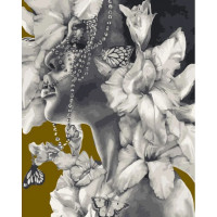 SR-B-SY6028 Картина за номерами Мрії у квітах (із золотою фарбою)Strateg SR-B-SY6028 Картина за номерами Мрії у квітах (із золотою фарбою)Strateg