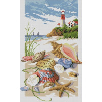 Алмазна картина Dream Art Вид на маяк (32 х 52 см) (DA-31803, Без підрамника)