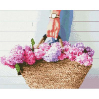 Набір алмазна вишивка ColorArt Кошик з квітами (CLR-PSP112, На підрамнику) Набір алмазна вишивка ColorArt Кошик з квітами (CLR-PSP112, На підрамнику)