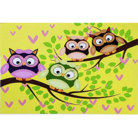 SR-SS6669 Розмальовки за номерами Совенята на гілкахStrateg