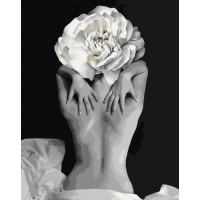 SR-B-SY6770 Картина за номерами Тіло з квіткоюStrateg