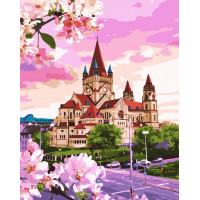 SR-B-VA-3405 Картина за цифрами Величний казковий дімStrateg SR-B-VA-3405 Картина за цифрами Величний казковий дімStrateg