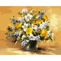 VP111 Картина за номерами Бездоганна краса квітів Babylon VP111 Картина за номерами Бездоганна краса квітів Babylon