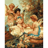 VP429 Картина за номерами Купидони Babylon