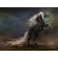 VP471 Картина за номерами Чудовий кінь Babylon