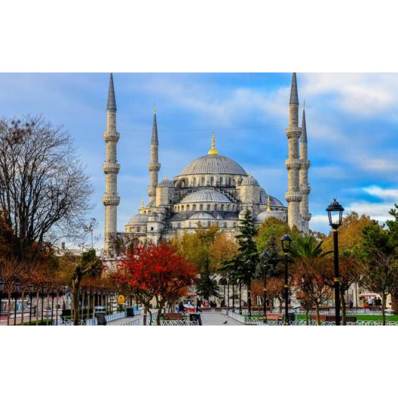 VP485 Картини за номерами Стамбул. Блакитна мечеть. Babylon