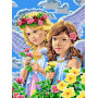 VK135 Картина за номерами Дівчатка-ангели Babylon