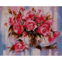 VP570 Картина за номерами Ніжні троянди Babylon VP570 Картина за номерами Ніжні троянди Babylon