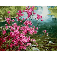 MR-Q1276 Картина розмальовка Кущ мигдалюMariposa MR-Q1276 Картина розмальовка Кущ мигдалюMariposa