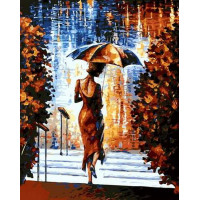 MR-Q681 Картина розмальовка Дівчина під парасолькою Mariposa MR-Q681 Картина розмальовка Дівчина під парасолькою Mariposa
