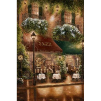 Картина з мозаїки ТМ Алмазна мозаїка Нічне кафе (DM-076, Без підрамника)