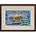Алмазна вишивка Dream Art Різдвяні куполи (повна зашивка, квадратне каміння) (DA-30196, Без підрамника)